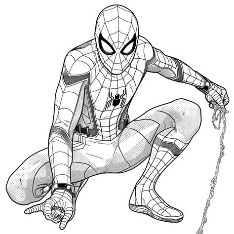 Spider Man 13 Coloring Page