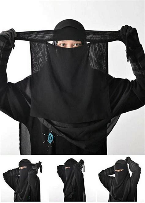 New Hijab Womens Niqab Hijab Muslim Veil Islamic Burqa Niqab 1 Layer