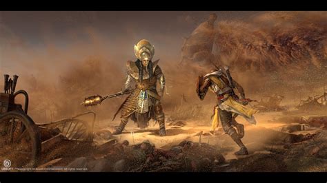 Ramesses Fight Assassin S Creed Origins The Curse Of The Pharaohs