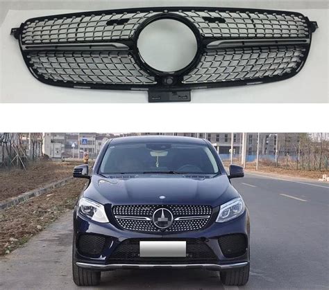 Fit For Mercedes Benz Gle W166 2016 2018 New Front Grille Insert Grill Vent Bar