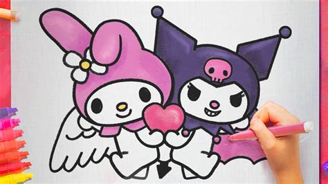 Kuromi And My Melody Drawing