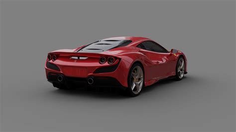 Ferrari F8 Tributo 3d Model Cgtrader