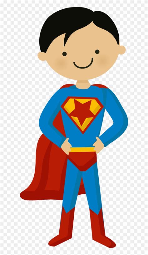 Superman Clipart Cartoon Character - Desenho De Pai Super Heroi - Free