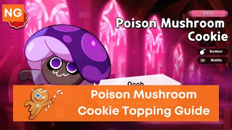 Poison Mushroom Cookie Toppings Build Cookie Run Kingdom