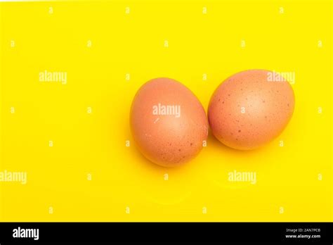 Raw Chicken Eggs From The Home Market Prepared To Be Cooked With The