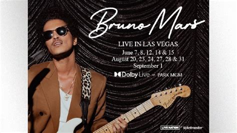 Bruno Mars Announces More Las Vegas Performances For 2024 Deltaplex News