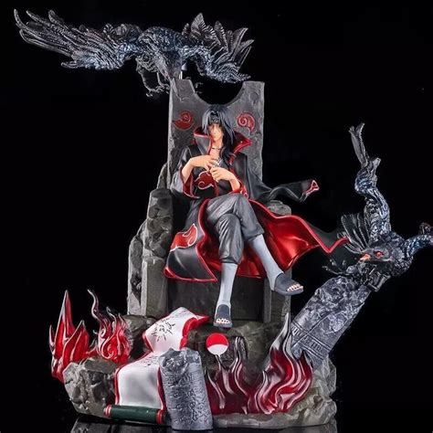 GK Itachi Uchiha Akatsuki Throne Anime Figure Statue 35 CM - US STOCK ...