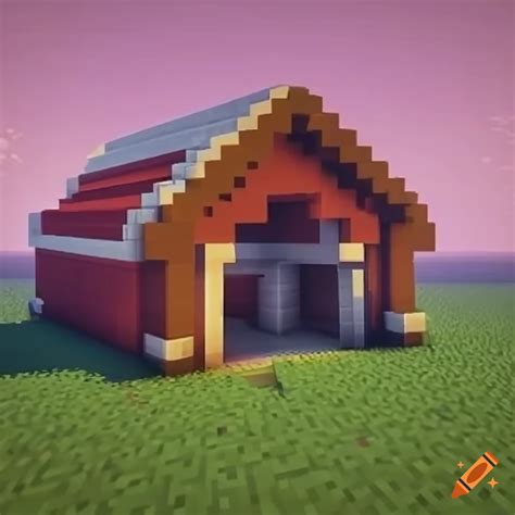 Sheep Shed Built In Minecraft Cute Colours Cute Farm On Craiyon