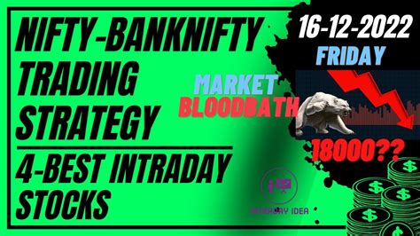 Best Intraday Stocks For Tomorrow 16 Dec 2022 Friday Nifty Banknifty