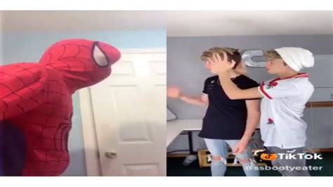 TIK TOK SPIDERMAN SISTER YouTube