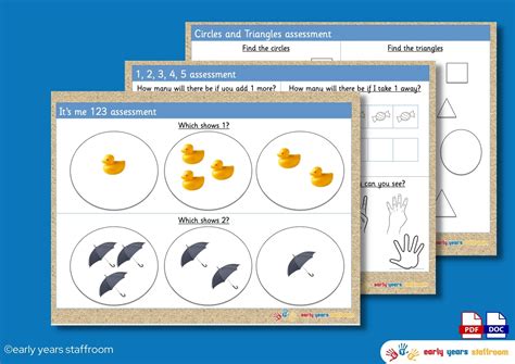 Maths Assessments Early Years Resources Download