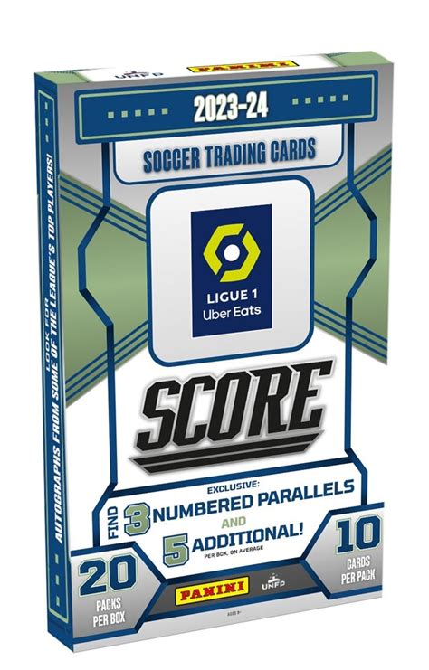 Carte à collectionner Panini Boîte de 20 pochettes SC Scores TC Ligue1