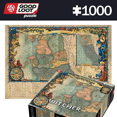 The Witcher The Kingdoms Puzzle Brikker Se Tilbud Og K B P