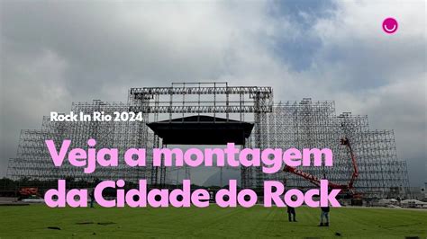 Vídeo Veja como está a montagem da Cidade do Rock para o Rock In Rio