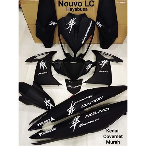 COVERSET HLD NOUVO LC HAYABUSA Siap Tampal Shopee Malaysia