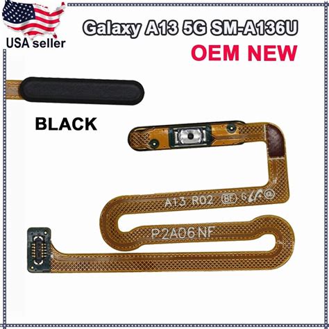 Original Power Button Fingerprint Flex Cable For Samsung Galaxy A13 5g Sm A136u Ebay