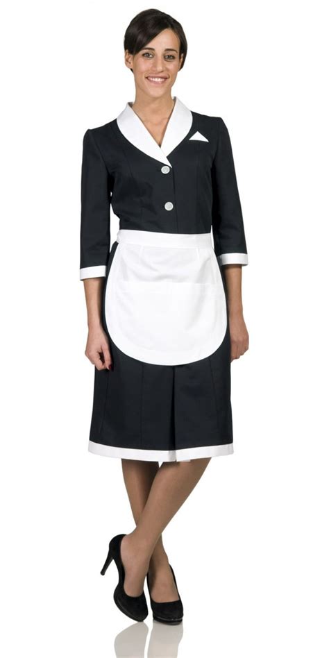 Hotel Uniforms Black Dress Model Dalia