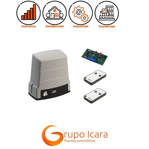 Kit De Motor Para Puertas Correderas Grupo Icara