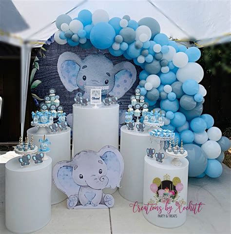 Elephant Baby Shower Boy Baby Shower Centerpieces Elephant Baby