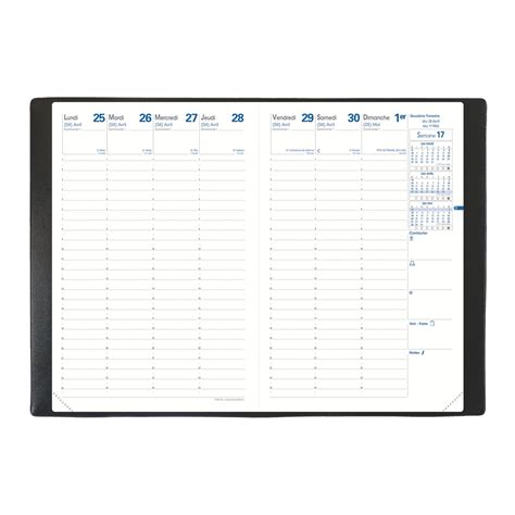 Agenda Quo Vadis H Classique Semainier Ann E X Cm