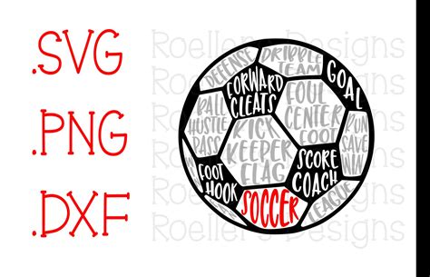 Soccer SVG, Soccer Ball Svg, SVG, Dxf, Png, Cricut, Silhouette, Soccer ...