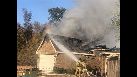 Crews Battle Fire At Van Buren Home