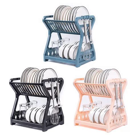 Plastic Plate Rack Stacking Mini Trij Shelves Stacking Mana