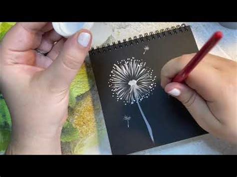 Как нарисовать одуванчики - YouTube
