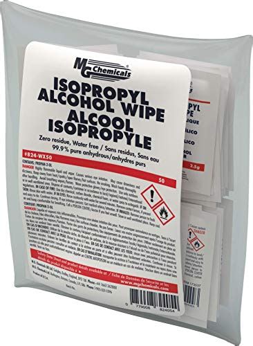 Mg Chemicals Wx Isopropyl Alcohol Handy Wipe Length X