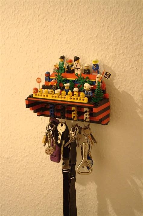 Our Self Made Lego Key Holder Lego Key Holders Lego Diy Key