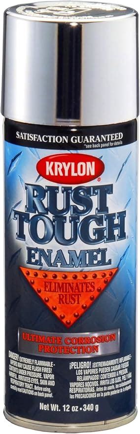 Amazon Krylon K Rust Tough Silver Metallic Rust