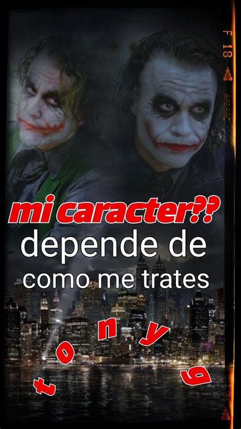 Two Jokers With The Caption Mi Scaracer Depende De Como Me Trates Only