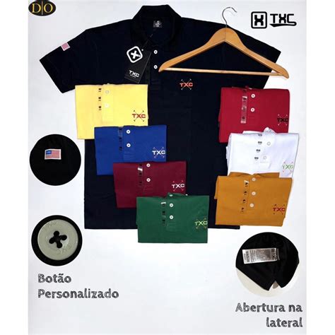 Camiseta Gola Polo Masculina Linha Txc Promo O Imperd Vel Shopee