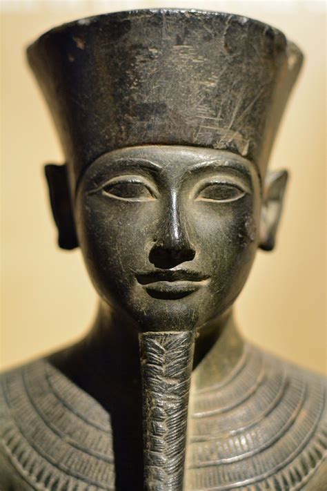 Head of Amun dynasty 18 Reign of Tutankhamun 1336-1327 BCE Granodiorite