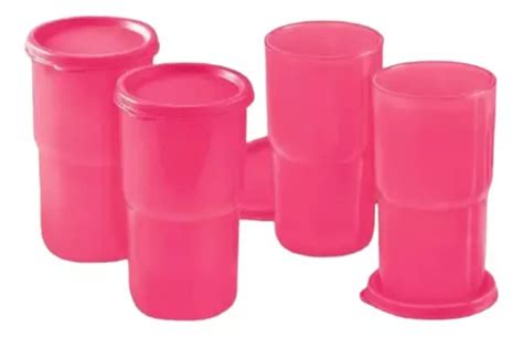 Tupperware Vasos Caribe Ml Apilables Con Tapa Mercadolibre