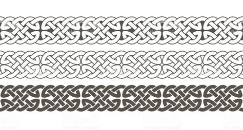 Celtic Knot Braided Frame Border Ornament Vector Illustration Celtic Knot Celtic Knot