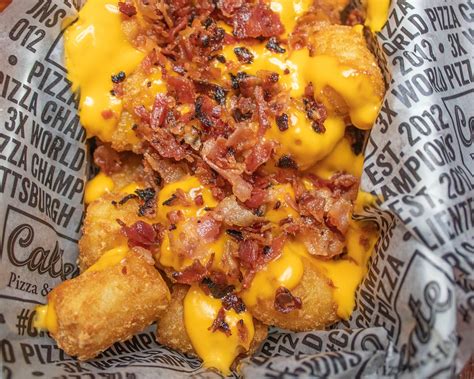 Loaded Tater Tots Caliente Pizza Draft House