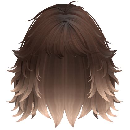 Short Messy Shaggy Wolfcut Brown Blonde Roblox