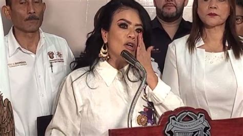 Norma Otilia Hern Ndez Alcaldesa De Chilpancingo Llora En Conferencia