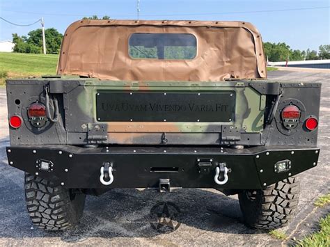 Rear Winch Bumper With Leds For Hmmwv Humvee Midwest Military Equipment