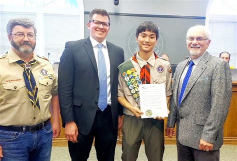 Part Of My Duty For Eagle Scout Project Teen Honors Veterans Whose