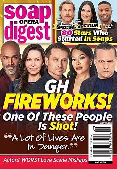 7 17 23 Soap Opera Digest WALLY KURTH ELIZABETH HENDRICKSON Soap