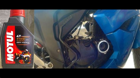 How To Change Engine Oil And Filter Of Suzuki Gixxer Sf Complete