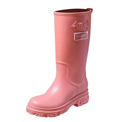 ILJNDTGBE Womens Rain Boots Garden Boots Women Rain Shoes Shoes ...