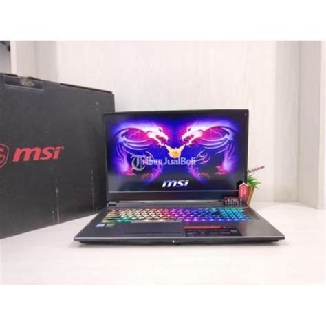 Laptop Super Gaming Msi Leopard Gp Di Sd Fullset Spek Gahar Bekas