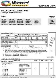 N Datasheet Silicon Controlled Rectifier Package To