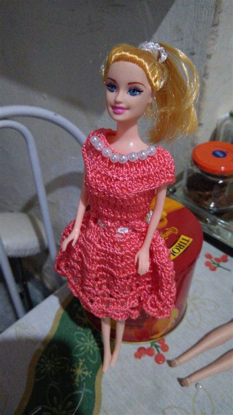 Pin de Birge Vestervik en aa Barbie Vestido para muñeca de ganchillo