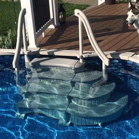 Confer Curve Above Ground Pool Steps For Sale Doheny S Pool Supplies Fast