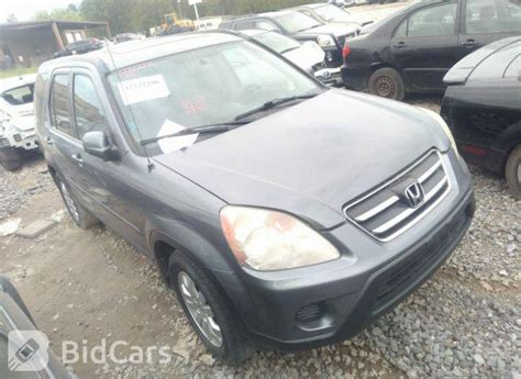 Honda Cr V Ex Se Shsrd U Bid History Bidcars