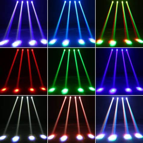 W Rgbw In Led Moving Head Light With Sound Activated Stage Beam